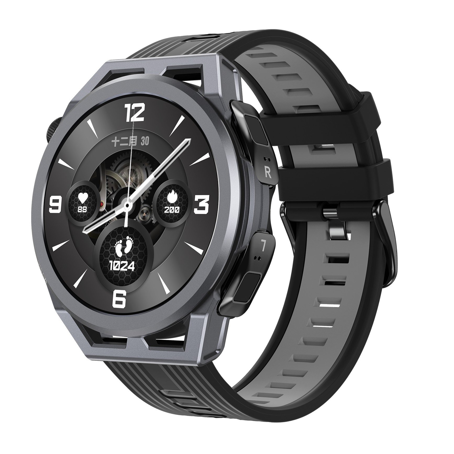 Full Touch Screen Fitness Sport 2 In 1 Tws N18 Men smart watch with earphones